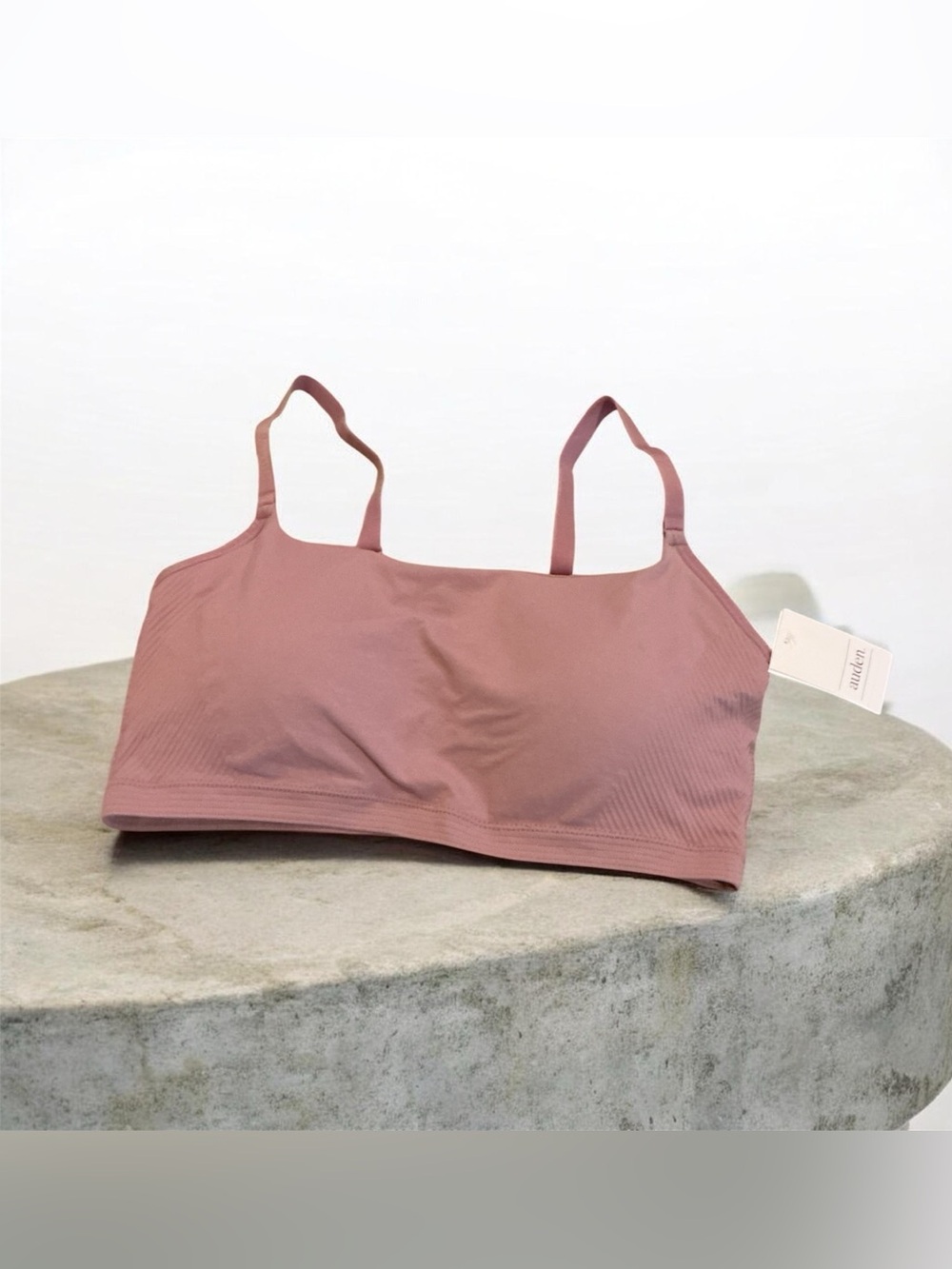 Auden Seamless Bralette in Dusty Rose